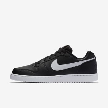 Nike Ebernon Low - Férfi Utcai Cipő - Fekete/Fehér